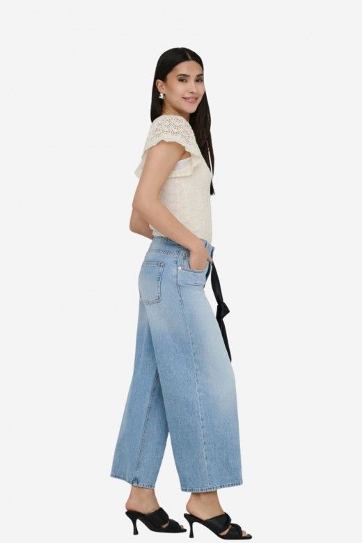 Calça Jeans Only Loran Reg Wide Calça Jeans Only Loran Reg Wide