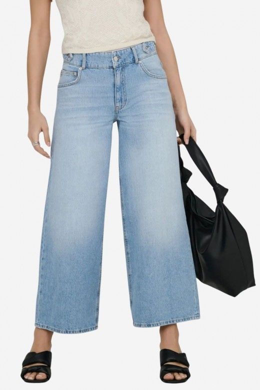 Calça Jeans Only Loran Reg Wide Calça Jeans Only Loran Reg Wide