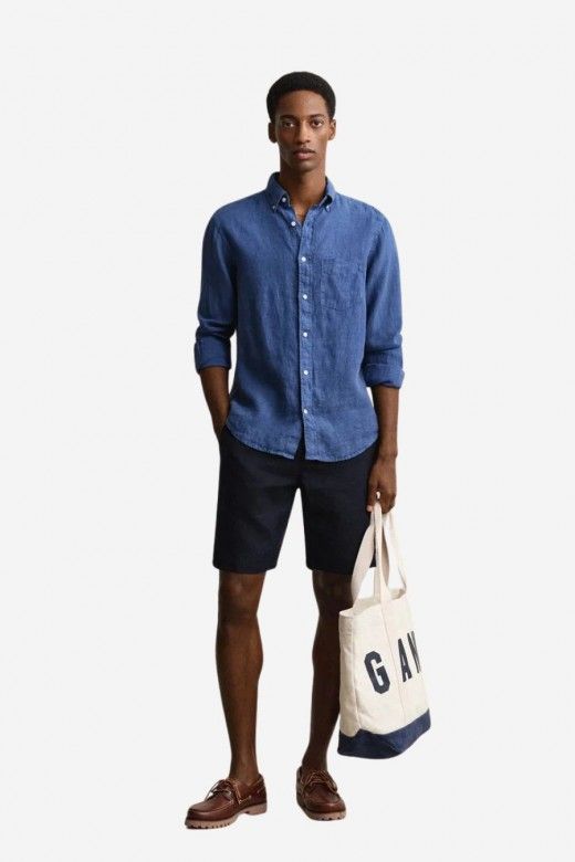 Camisa Gant Linen Reg Camisa Gant Linen Reg