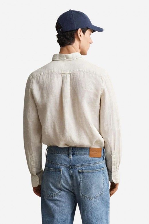 Camisa Gant Linen Reg Camisa Gant Linen Reg