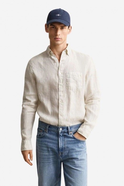 Camisa Gant Linen Reg Camisa Gant Linen Reg