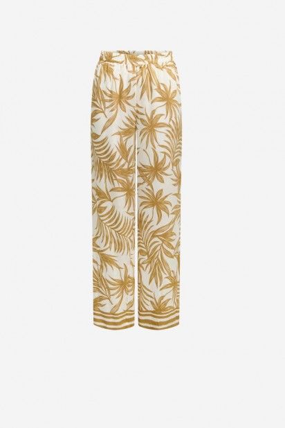 Calça Only Izzy Print Pull Up Calça Only Izzy Print Pull Up