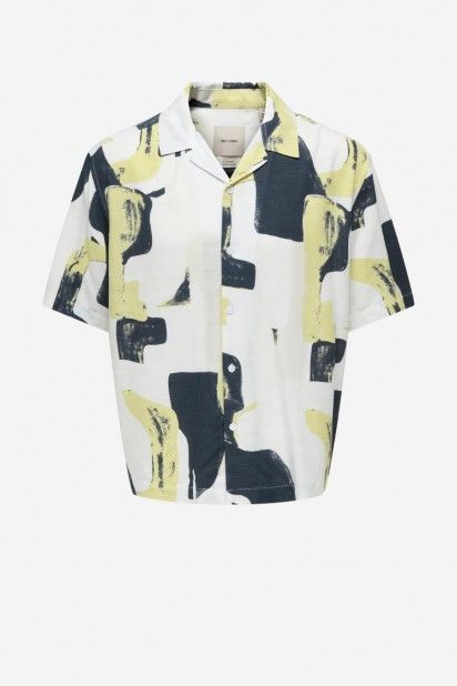 Camisa Only & Sons manga curta Harvi Print