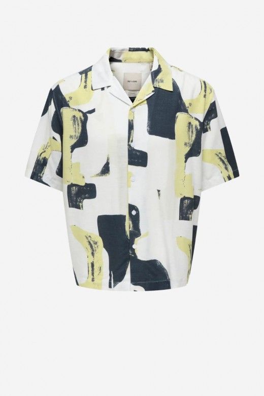 Camisa Only & Sons manga curta Harvi Print Camisa Only & Sons manga curta Harvi Print
