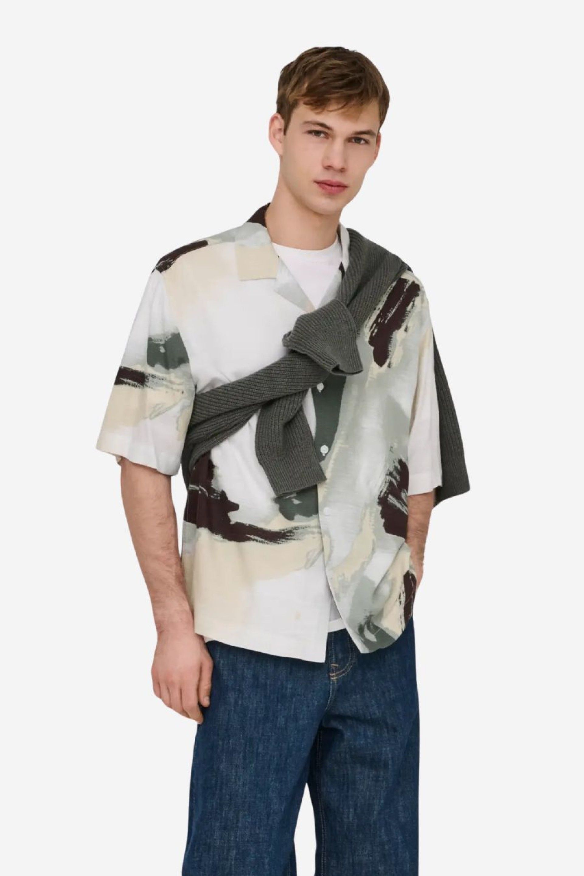 Camisa Only & Sons manga curta Harvi Print
