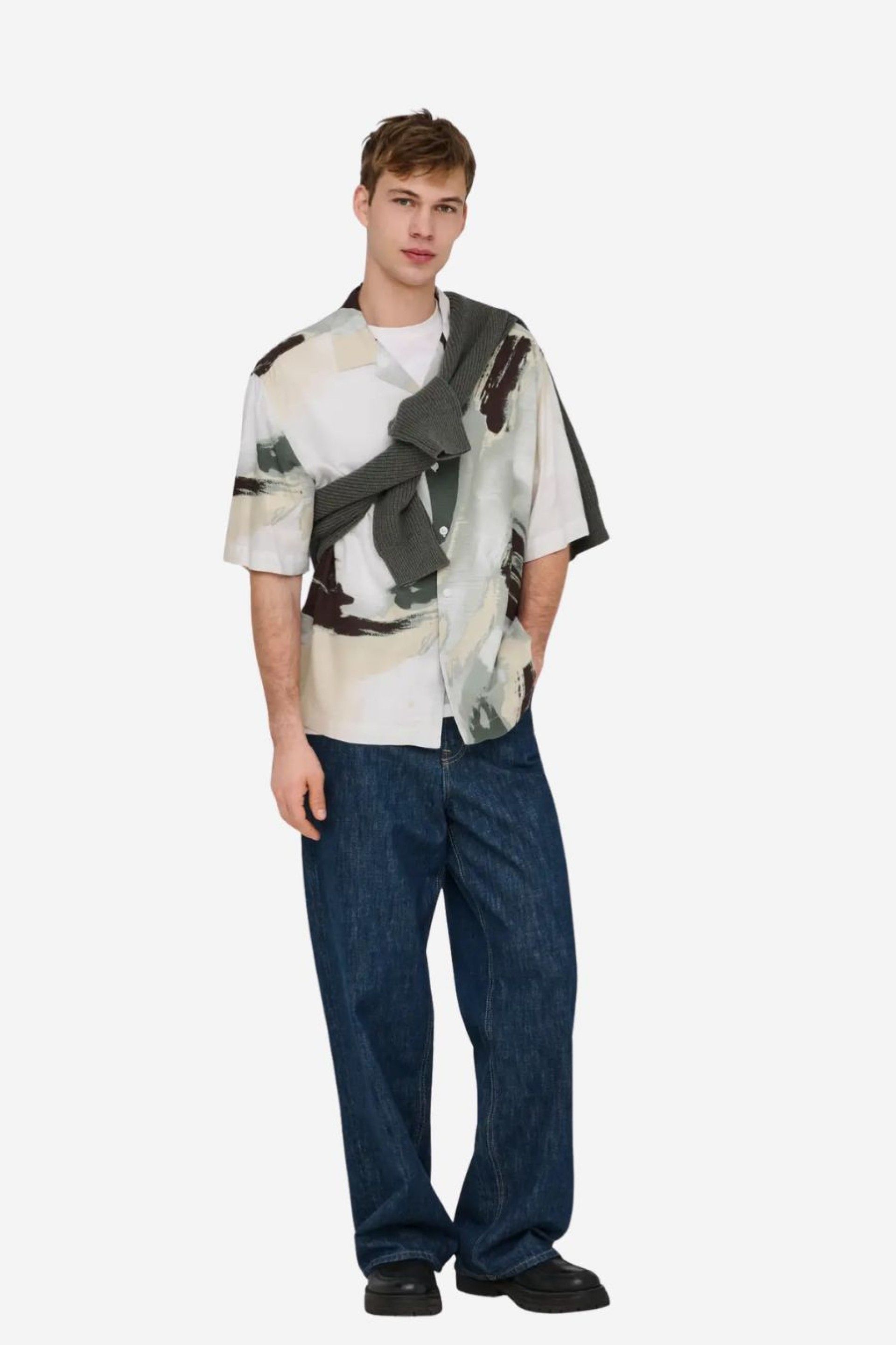 Camisa Only & Sons manga curta Harvi Print