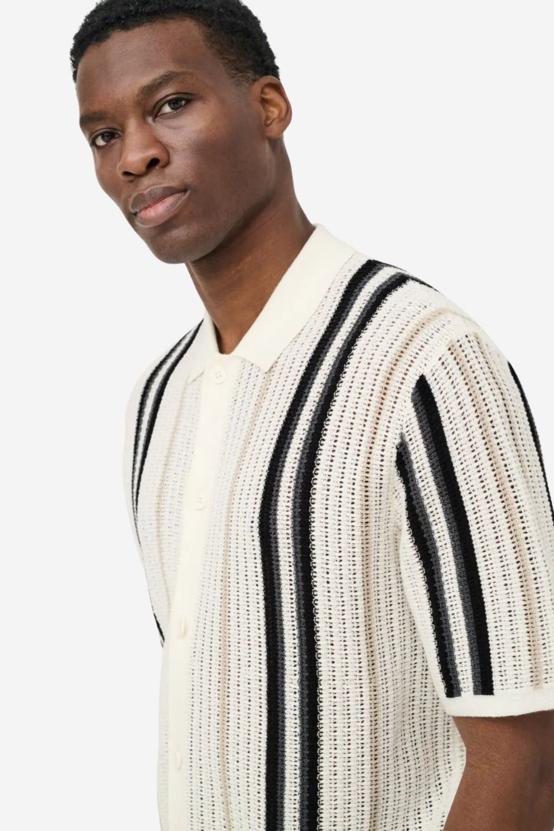Camisa Malha Only & Sons Leon Reg manga curta