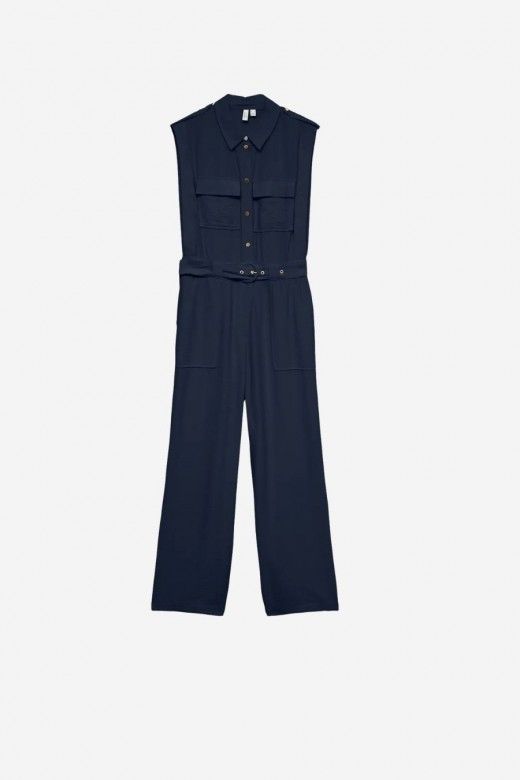 Macacão Vero Moda Kamaya Botões Dourados e Cinto Macacão Vero Moda Kamaya Botões Dourados e Cinto