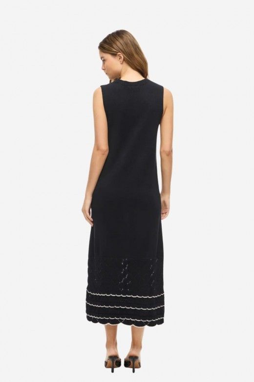 Vestido Malha Vila Zinnia Long