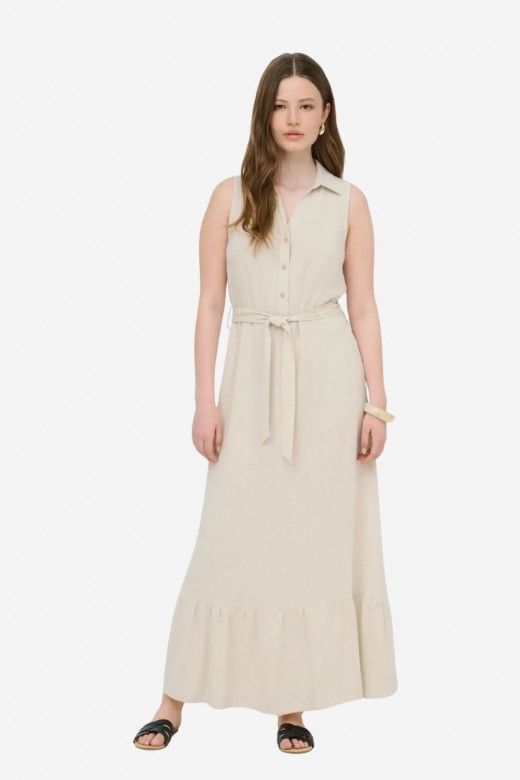 Vestido Only Siesta Lin Belt Vestido Only Siesta Lin Belt