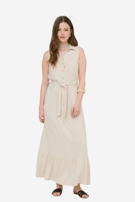 Vestido Only Siesta Lin Belt Vestido Only Siesta Lin Belt