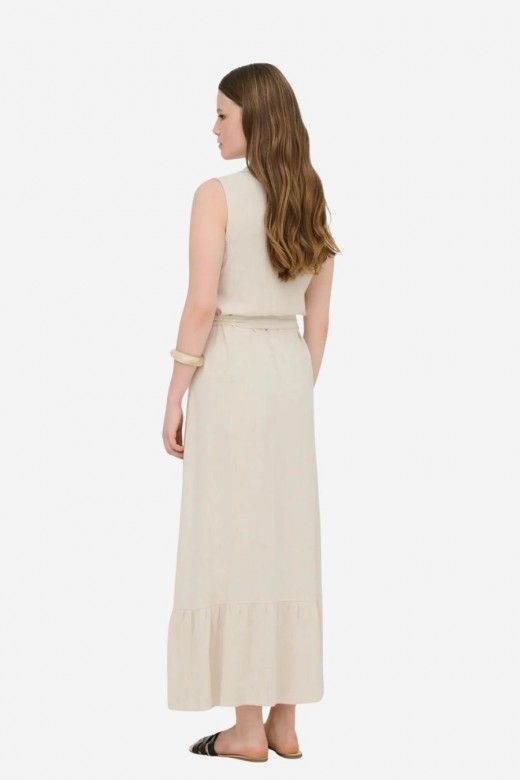 Vestido Only Siesta Lin Belt Vestido Only Siesta Lin Belt