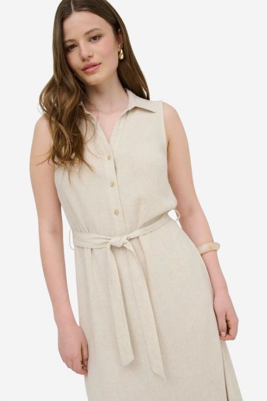 Vestido Only Siesta Lin Belt Vestido Only Siesta Lin Belt