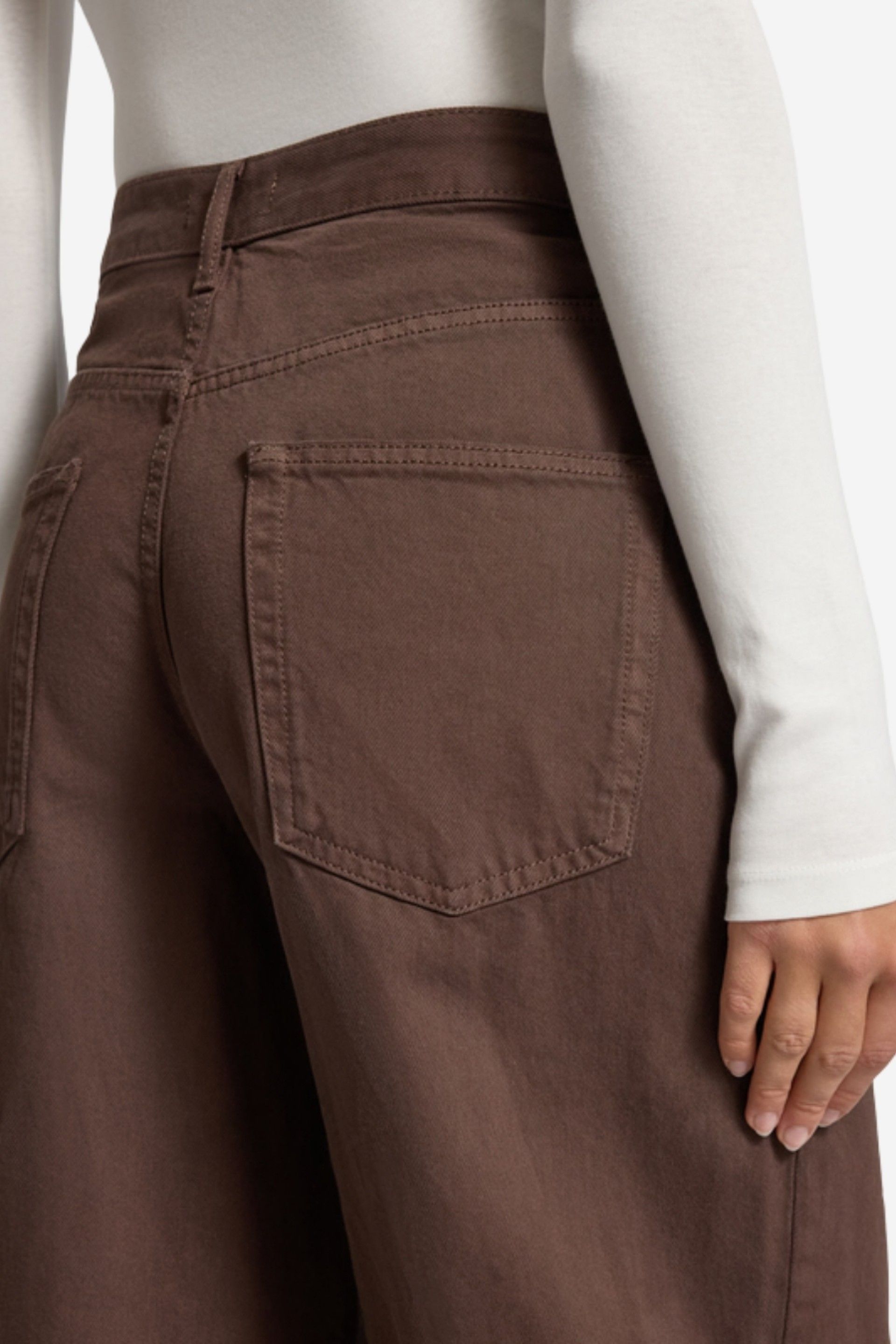 ONLY Taylor Calça Jeans Cintura Subida Barrel Mulher