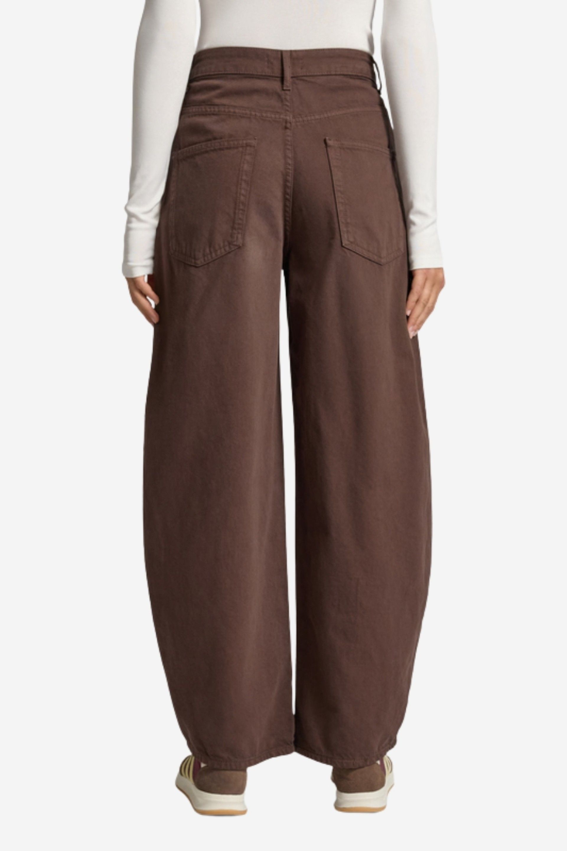 ONLY Taylor Calça Jeans Cintura Subida Barrel Mulher