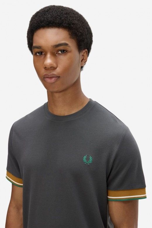 Fred Perry T-Shirt Piqué Homem Fred Perry T-Shirt Piqué Homem