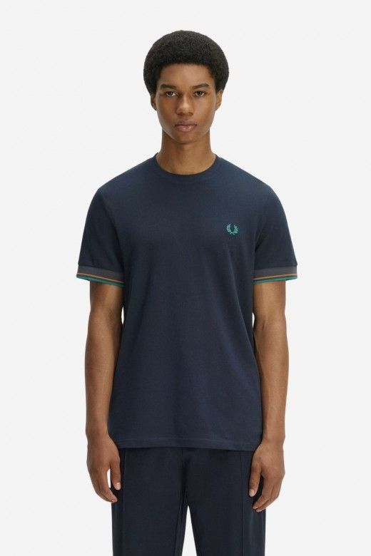 Fred Perry T-Shirt Piqué Homem Fred Perry T-Shirt Piqué Homem