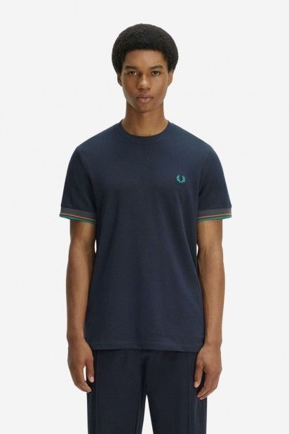Fred Perry T-Shirt Piqu� Homem