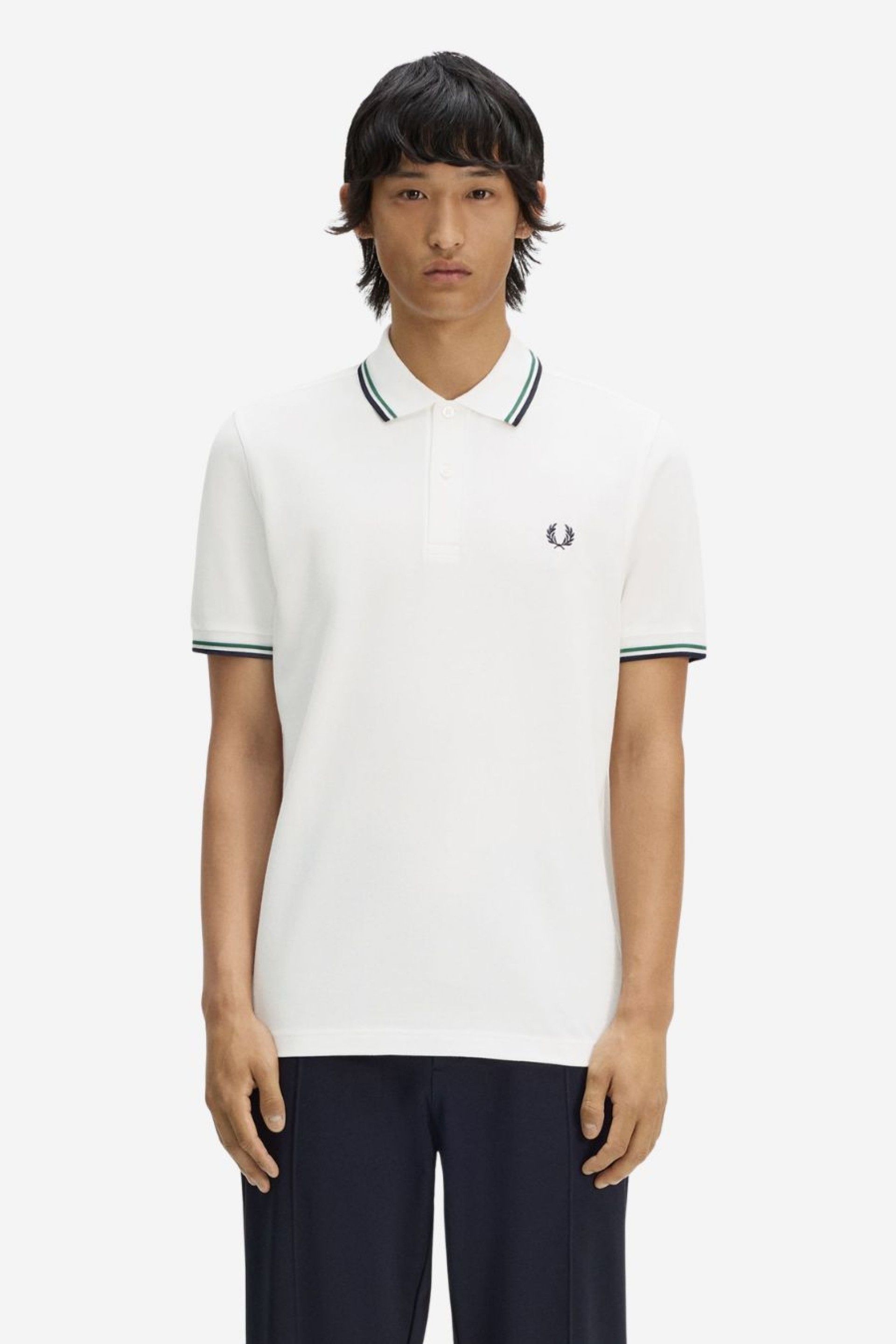 Polo FRED PERRY M3600 Riscas Gola