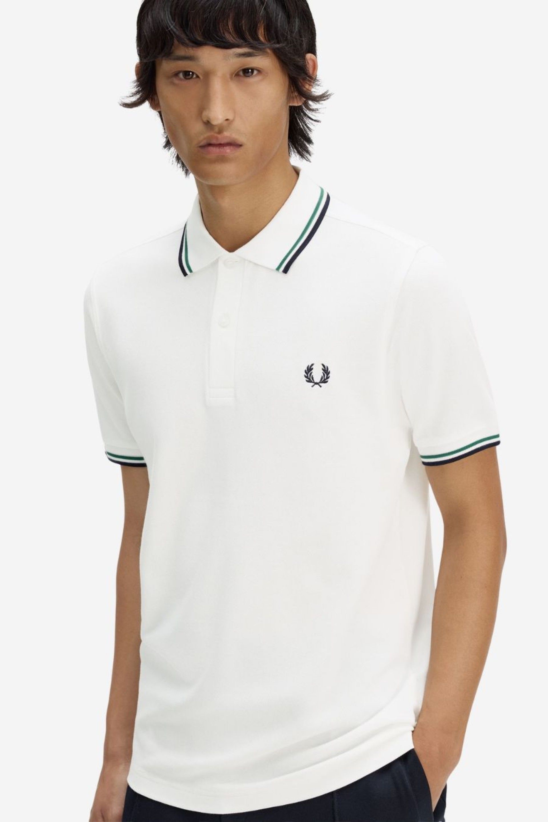 Polo FRED PERRY M3600 Riscas Gola