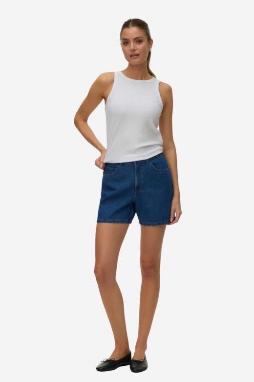 Calção Kirsa Molly HR Denim Shorts Calção Kirsa Molly HR Denim Shorts
