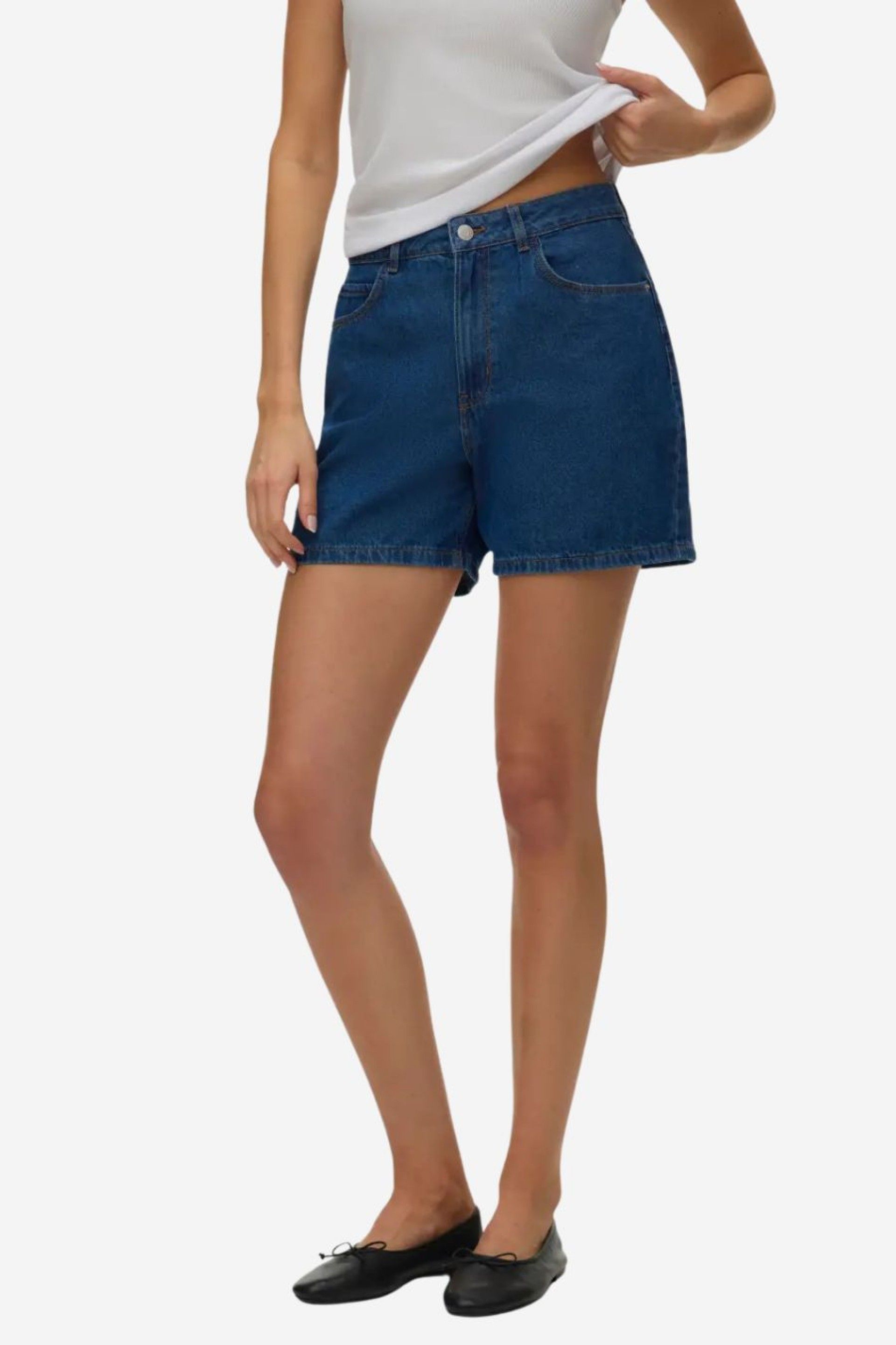 Calção Kirsa Molly HR Denim Shorts