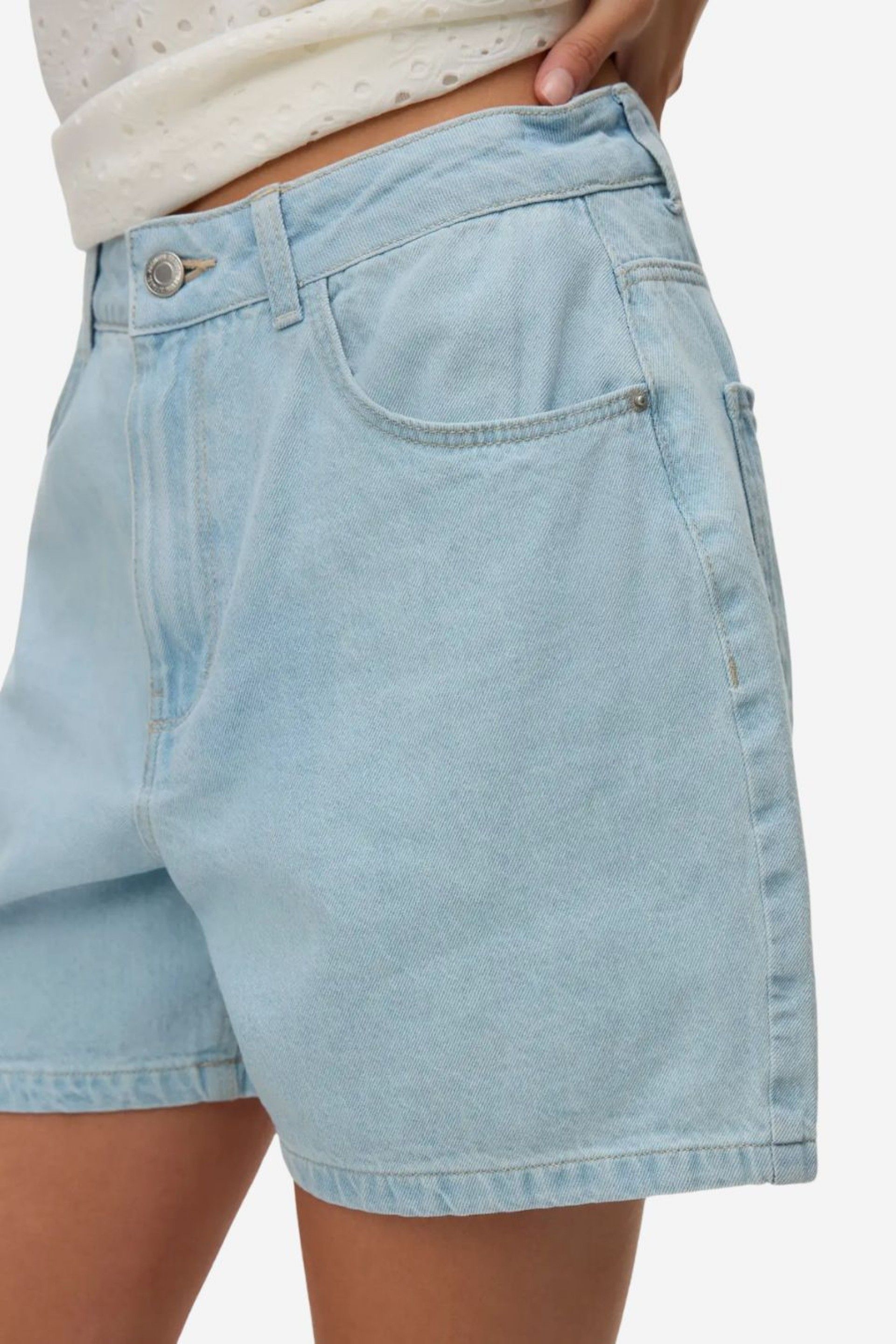 Calção Kirsa Molly HR Denim Shorts