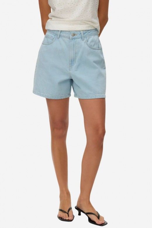 Calção Kirsa Molly HR Denim Shorts Calção Kirsa Molly HR Denim Shorts
