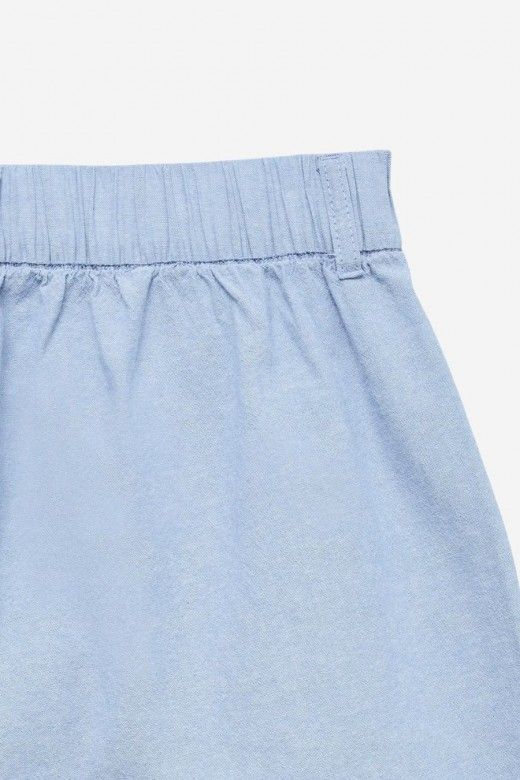 Calça Vero Moda Norma MW Wide Chambray Calça Vero Moda Norma MW Wide Chambray