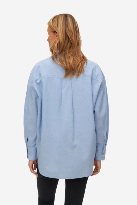 Camisa Vero Moda Blusa V Norma Chambray