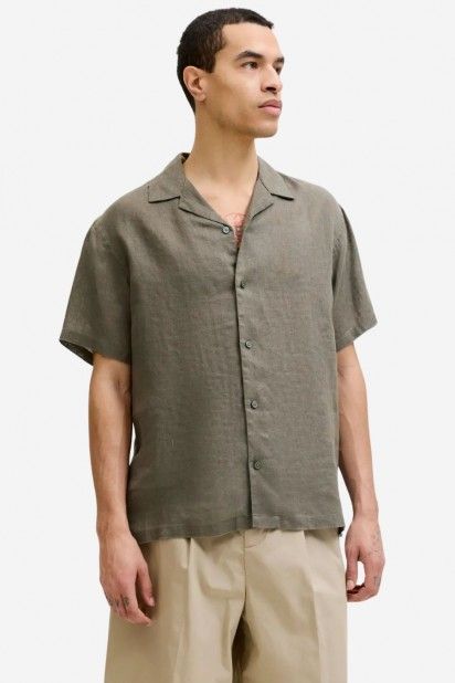 Camisa Jack Jones Blalawrence Linen Resort