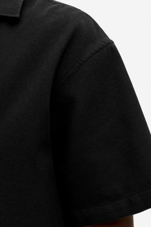 Camisa Jack Jones Global-Waffle V Resort manga curta Camisa Jack Jones Global-Waffle V Resort manga curta