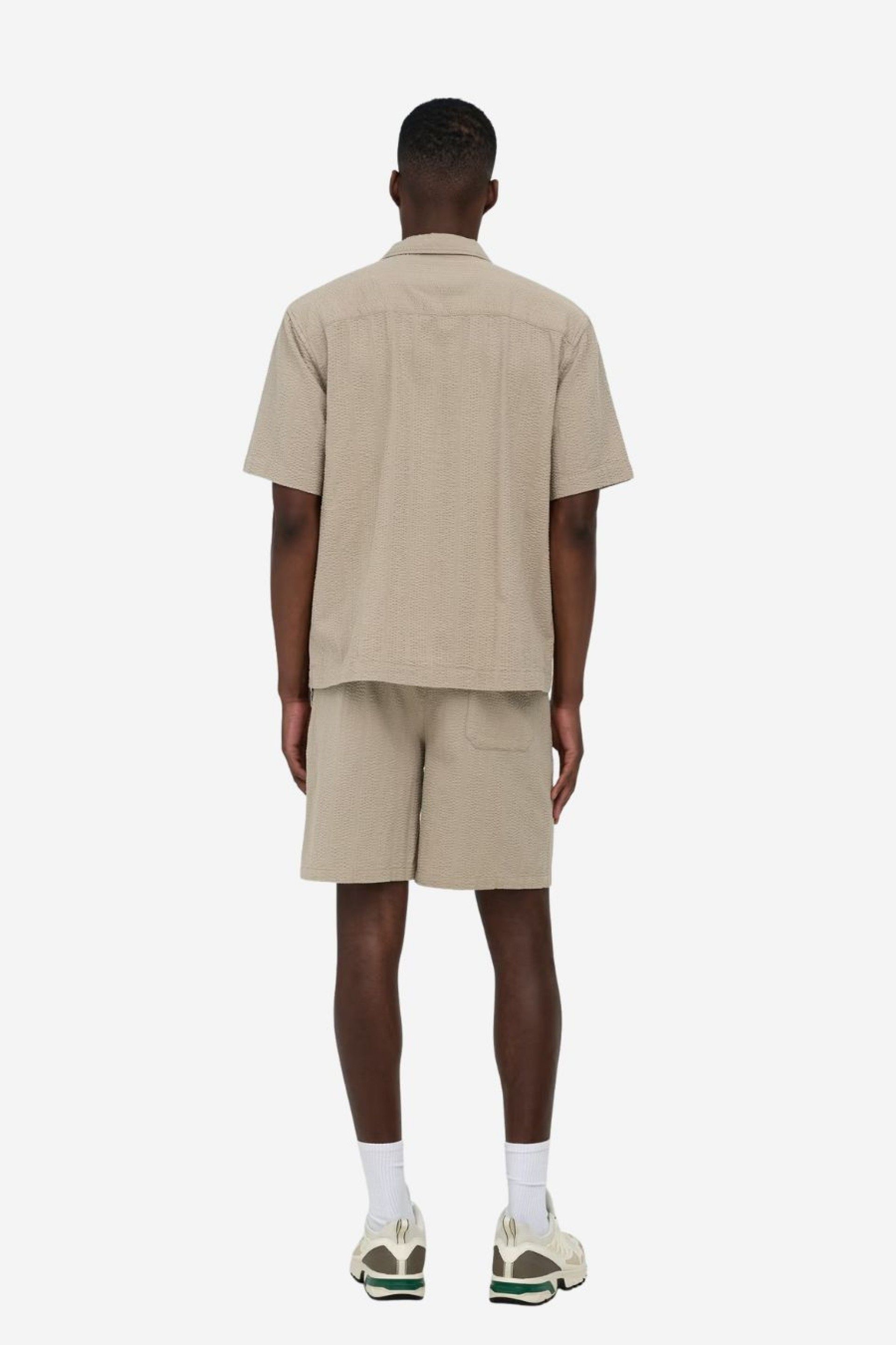 Calção Only & Sons Cruz Seersucker Jogger Shorts