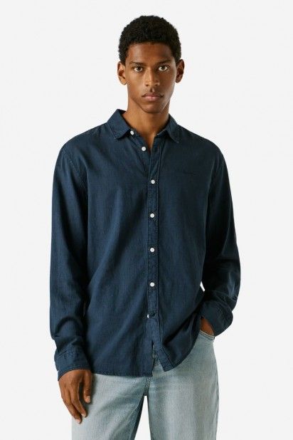 Camisa Pepe Jeans Payton Tingida Relaxed Fit