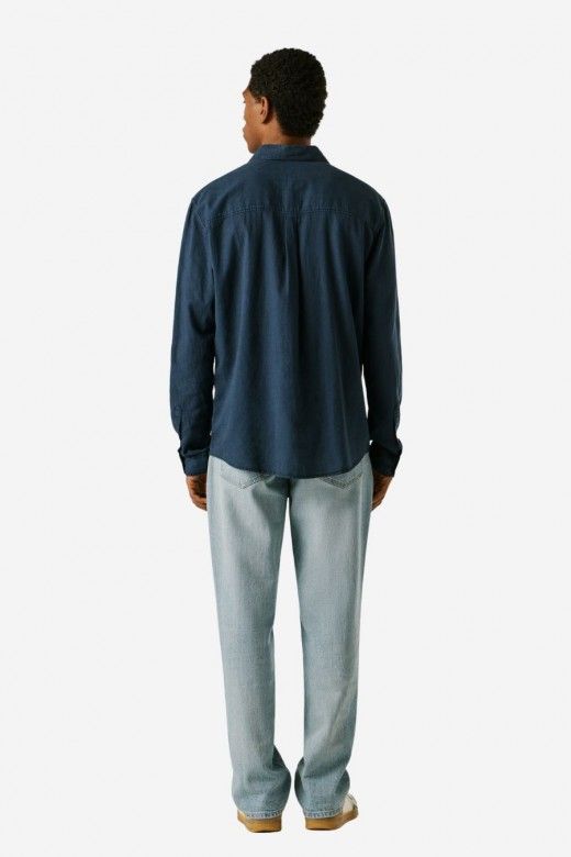 Camisa Pepe Jeans Payton Tingida Relaxed Fit Camisa Pepe Jeans Payton Tingida Relaxed Fit