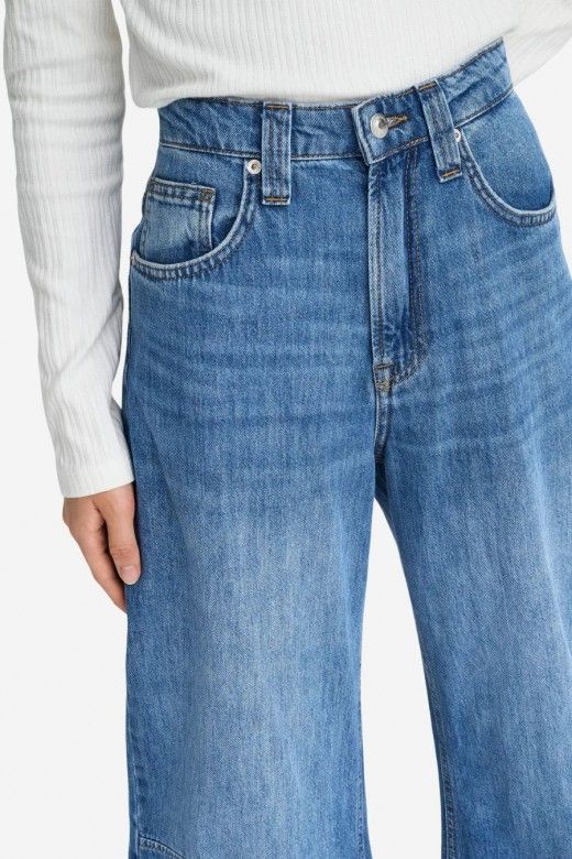 Calça Jeans Only Frankie HW Ank Barrel Denim Calça Jeans Only Frankie HW Ank Barrel Denim