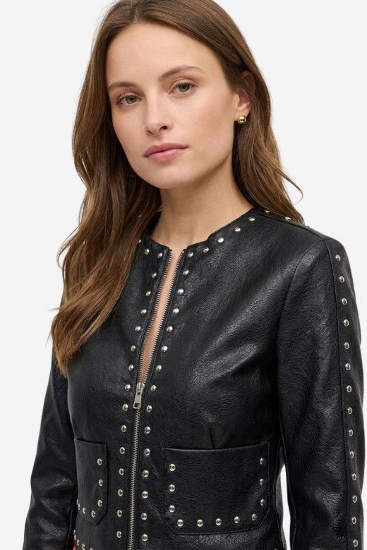 Casaco Mulher Faux Leather LULA STUD ONLY Casaco Mulher Faux Leather LULA STUD ONLY
