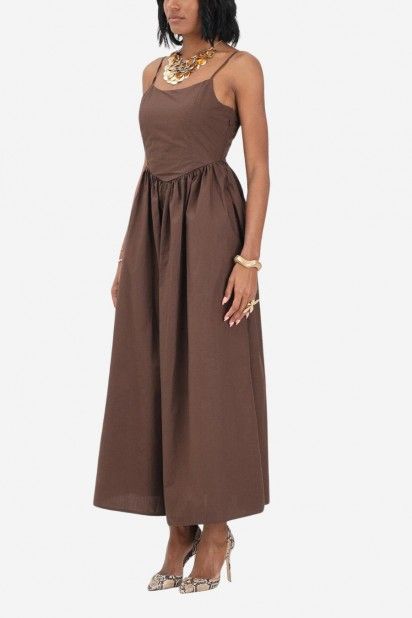 Vestido Only Likara Strap Waist Long Vestido Only Likara Strap Waist Long