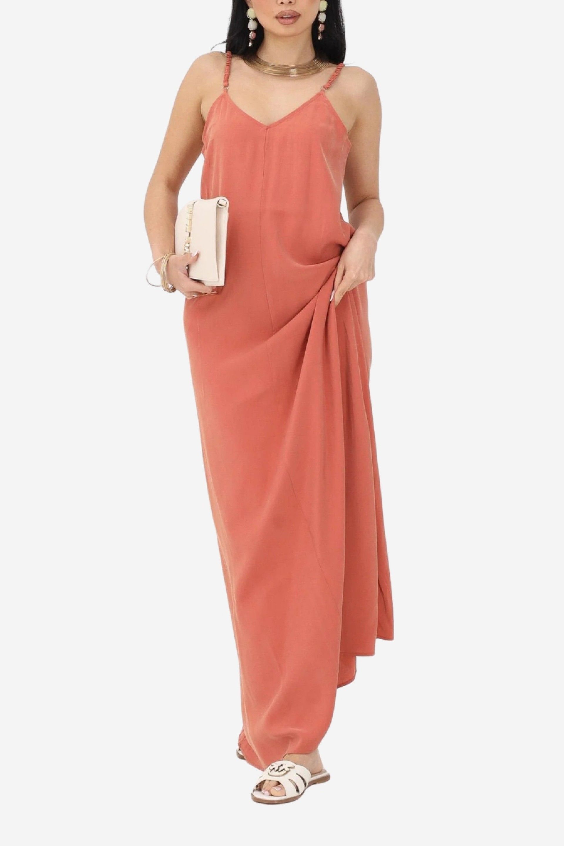 Vestido Only Madeli Oaklyn Singlet Lomg