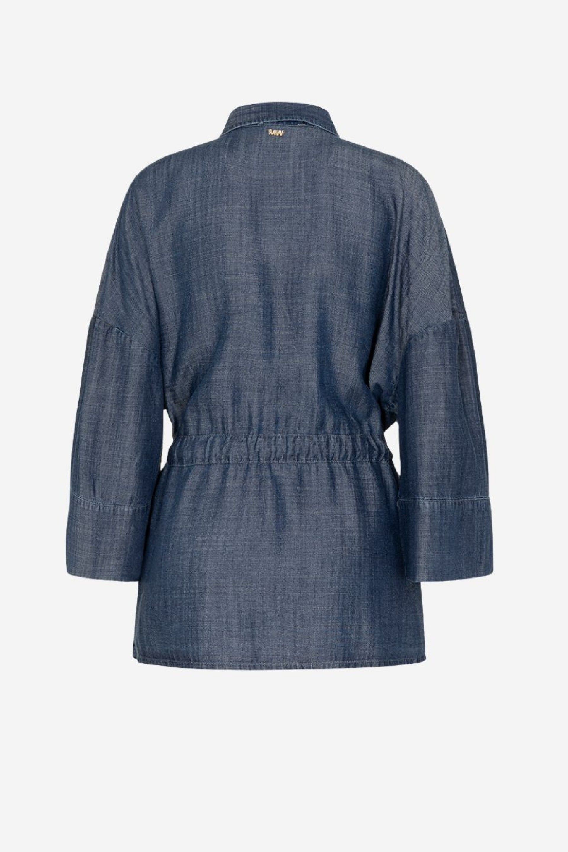 Camisa Mulher Tencel Denim Markup
