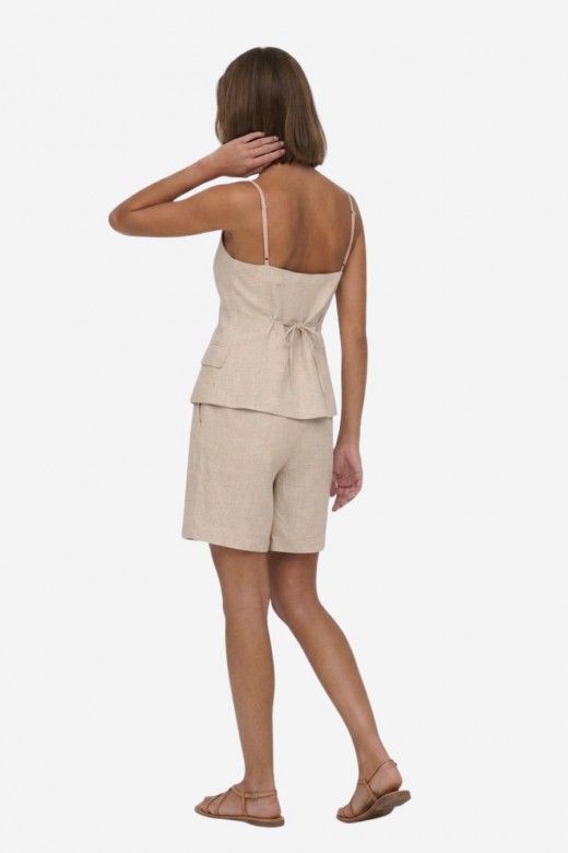 Cal��o JDY Molly Linen Bermuda Shorts