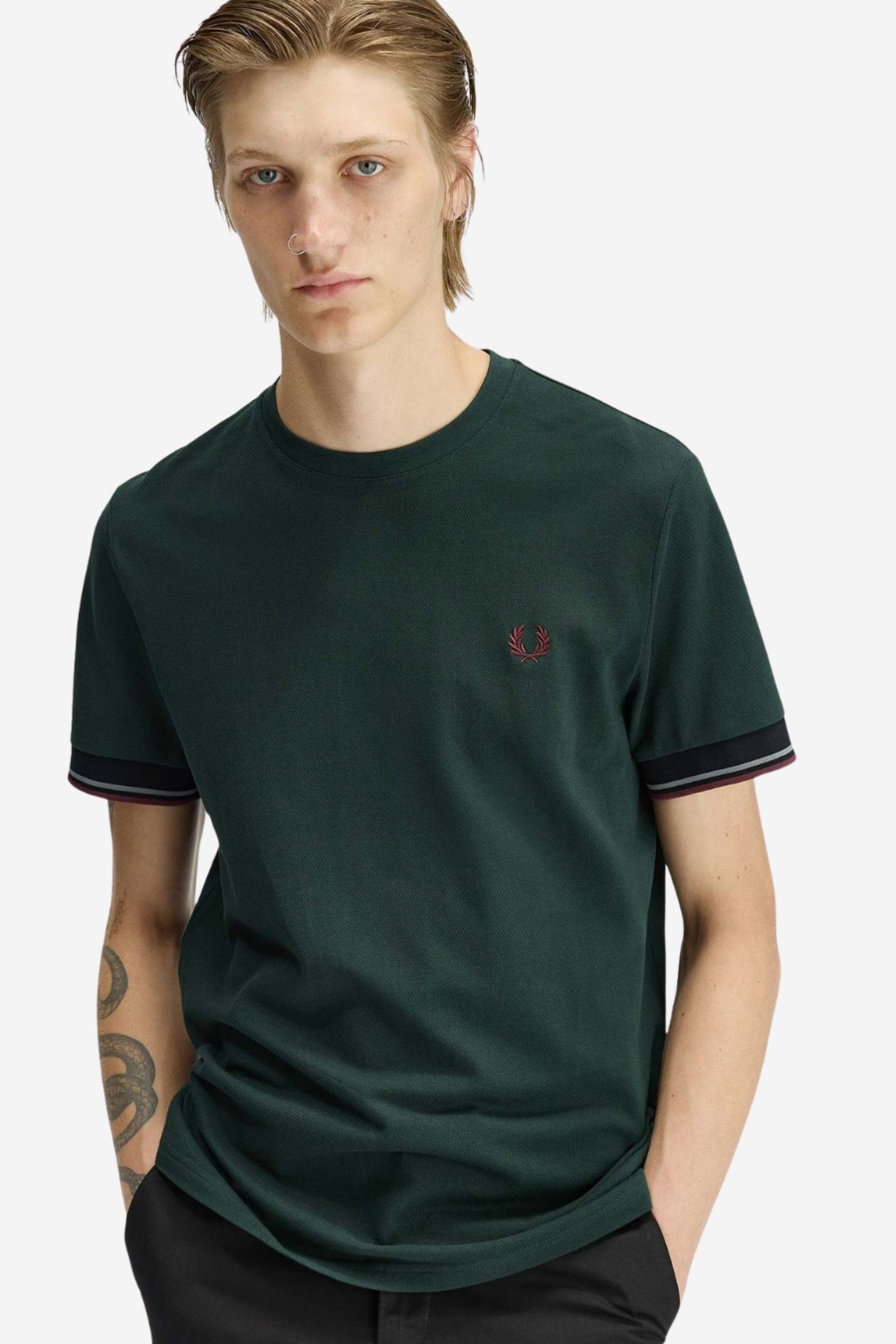 Fred Perry T-Shirt Piqué Homem