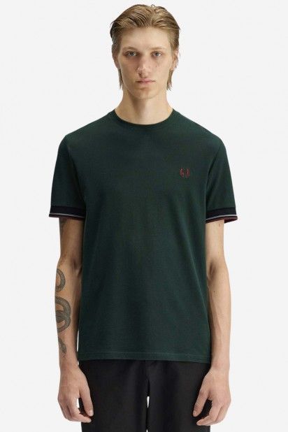 Fred Perry T-Shirt Piqu� Homem