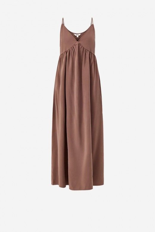 Vestido Only Zari Oaklyn String V Long Vestido Only Zari Oaklyn String V Long