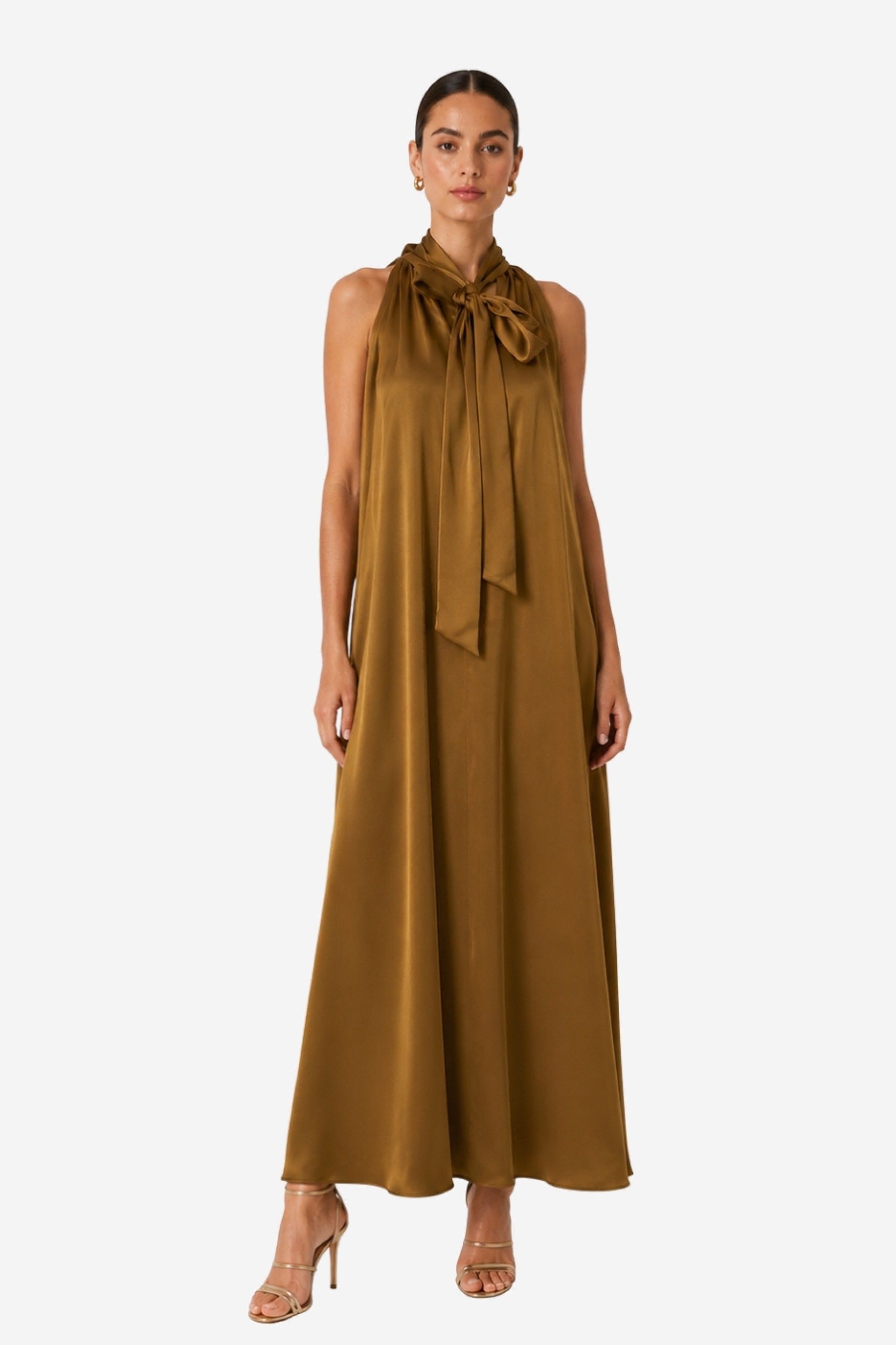 Vestido FADIA S/L TIE Comprido VILA
