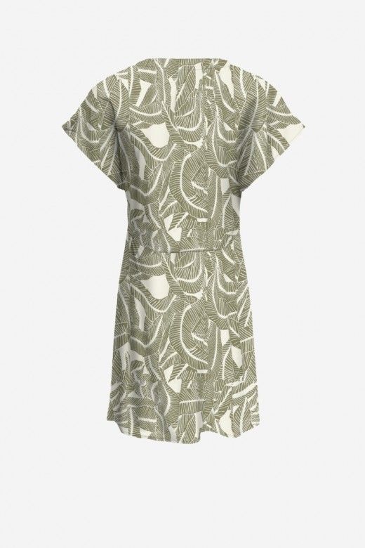 Vestido Only Nova Life Vis Mollie Currto Print Vestido Only Nova Life Vis Mollie Currto Print