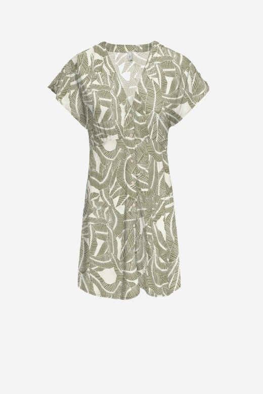 Vestido Only Nova Life Vis Mollie Currto Print Vestido Only Nova Life Vis Mollie Currto Print