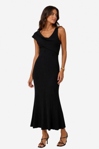 Vestido Malha Aware Beverly SL Asymmetric Vero Moda