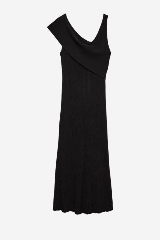 Vestido Malha Aware Beverly SL Asymmetric Vero Moda Vestido Malha Aware Beverly SL Asymmetric Vero Moda