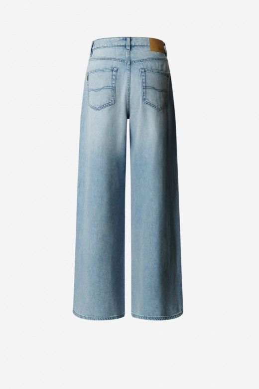 Calça Jeans Mulher Wide Leg Pepe Jeans Calça Jeans Mulher Wide Leg Pepe Jeans